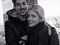Amy Ruffle con su novio Lincoln Younes