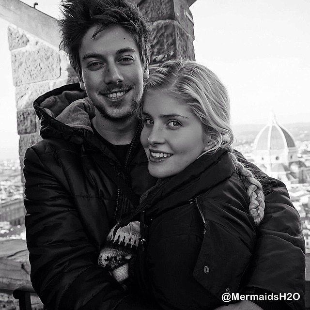 Amy Ruffle con su novio Lincoln Younes
