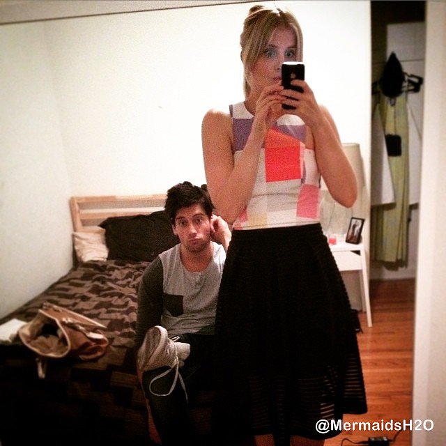 Amy Ruffle con su novio Lincoln Younes