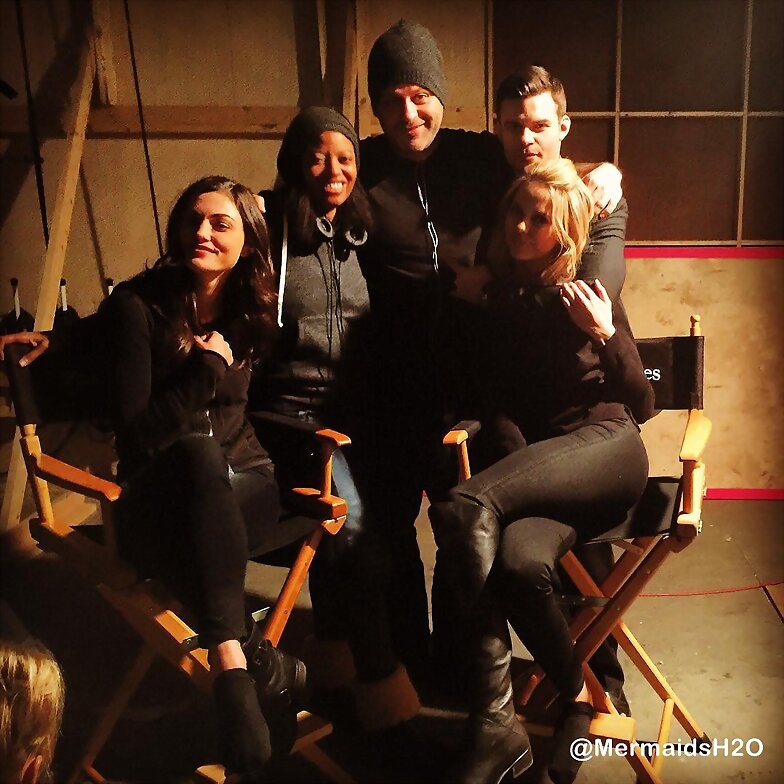 Behind the scenes Phoebe Tonkin en The Originals