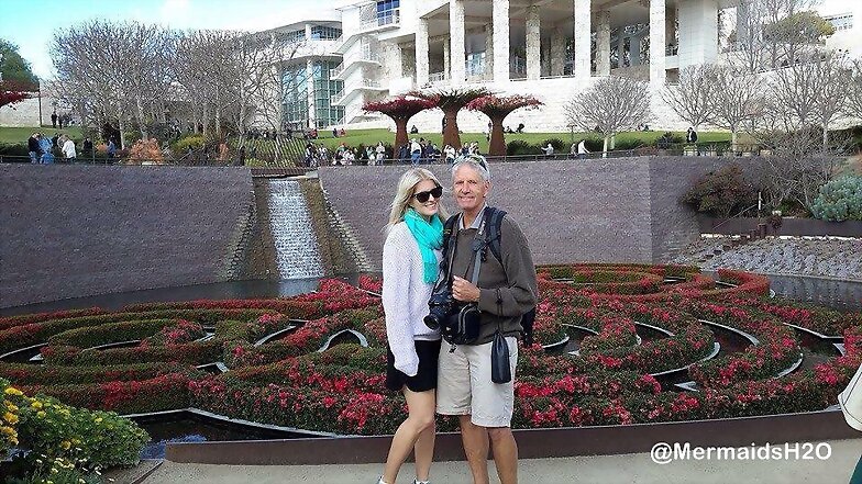 Amy Ruffle con su padre