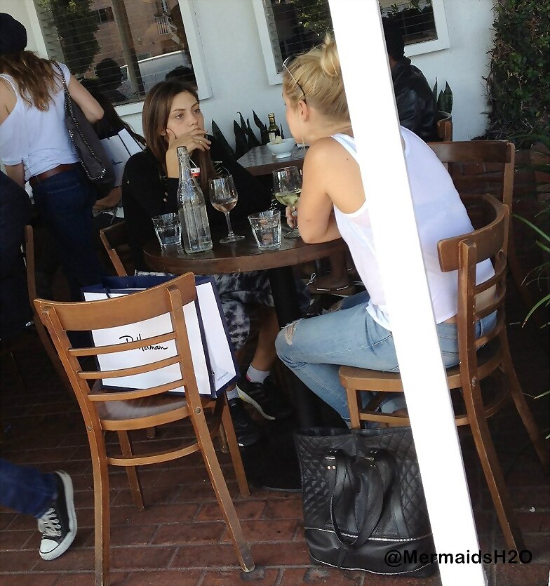 Phoebe Tonkin & Claire Holt at Fred Segal Apr 2013
