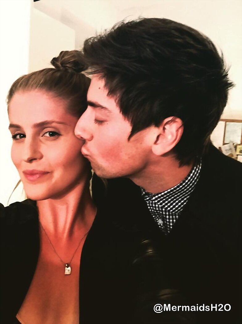 Amy Ruffle con su novio Lincoln Younes