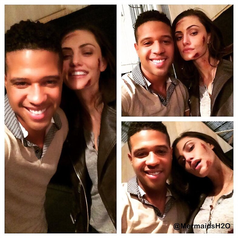 Behind the scenes Phoebe Tonkin en The Originals