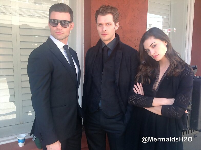 Behind the scenes Phoebe Tonkin en The Originals