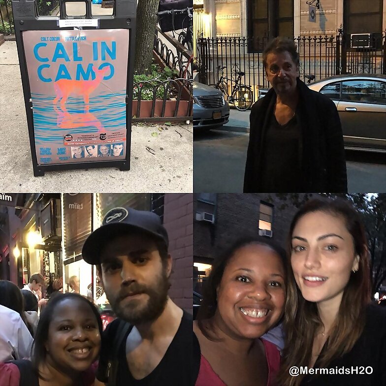 Phoebe Tonkin con fans en New York
