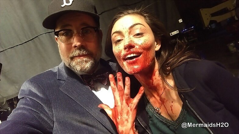 Behind the scenes Phoebe Tonkin en The Originals