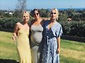 Claire Holt en una boda en Santa Barbara Californi
