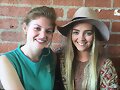Cariba Heine y Cleo Massey en Los Angeles en 2016