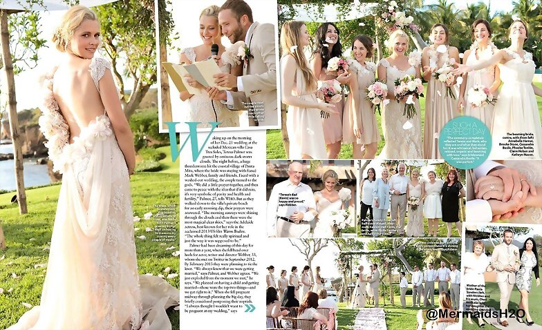 Phoebe Tonkin en la boda de Teresa Palmer | 2013