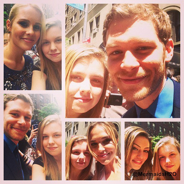 Phoebe & Claire- CW Upfronts in NYC (May 16, 2013)