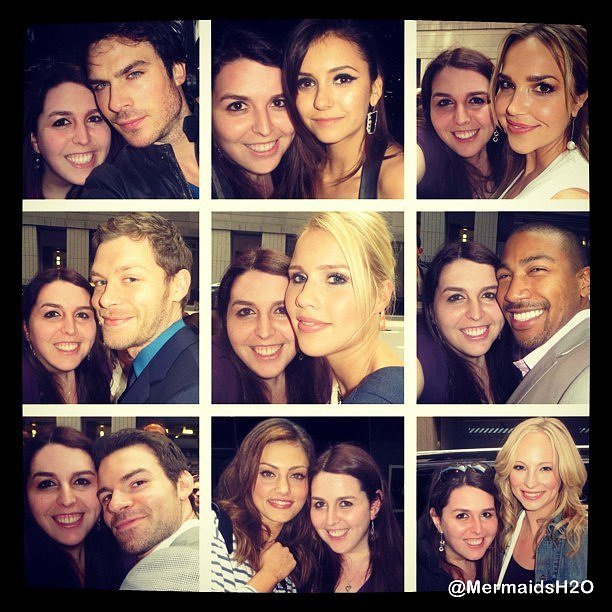 Phoebe & Claire- CW Upfronts in NYC (May 16, 2013)