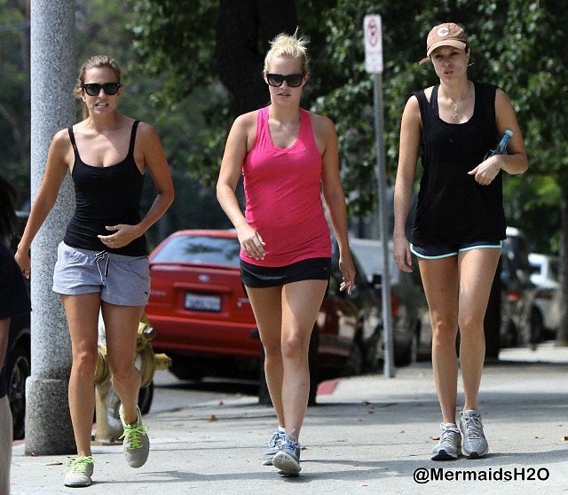 Claire Holt -Out & about with friends LA -Jul 2013