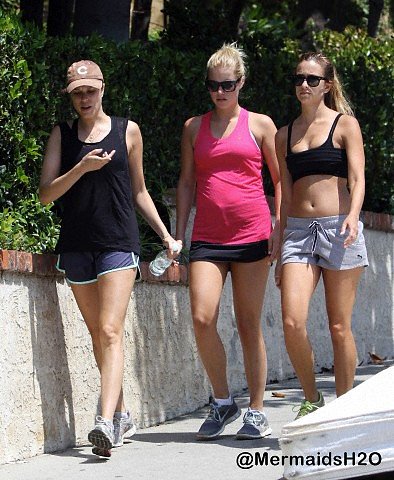 Claire Holt -Out & about with friends LA -Jul 2013