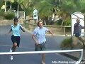 Cleo y Lewis en el rodaje de la 2n temporada