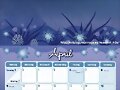 Mes de Abril del calendario de H2O de 2012