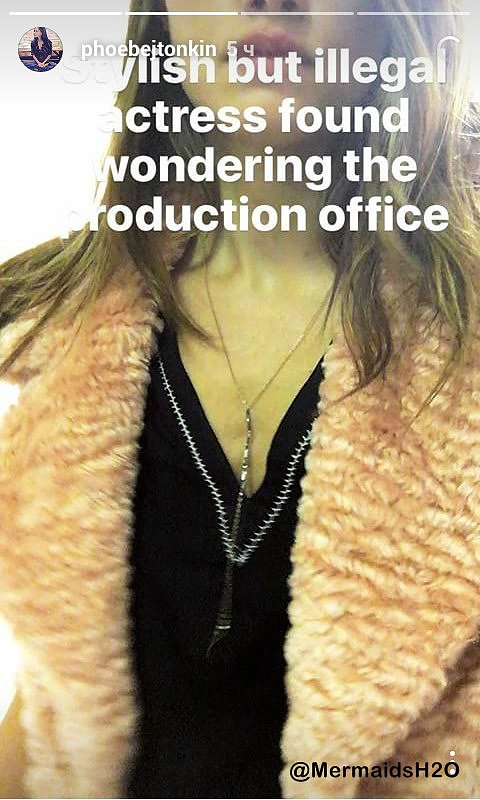 Phoebe Tonkin en el set de The Originals T4