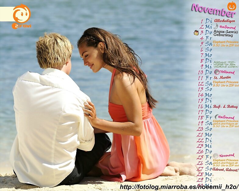 Calendario H2O Noviembre de 2011