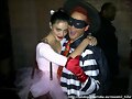 Phoebe y Thomas disfrazados el d&iacute;a de Halloween
