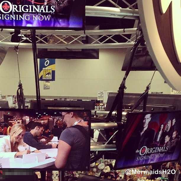 Claire Holt - Comic Con 2013 The Originals signing