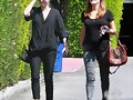 Claire Holt with friend, West Hollywood Sept 2013