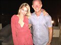Claire Holt y su padre en Cabo San Lucas, Mexico