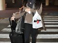 Claire Holt arrive in New Orleans (March 2013)