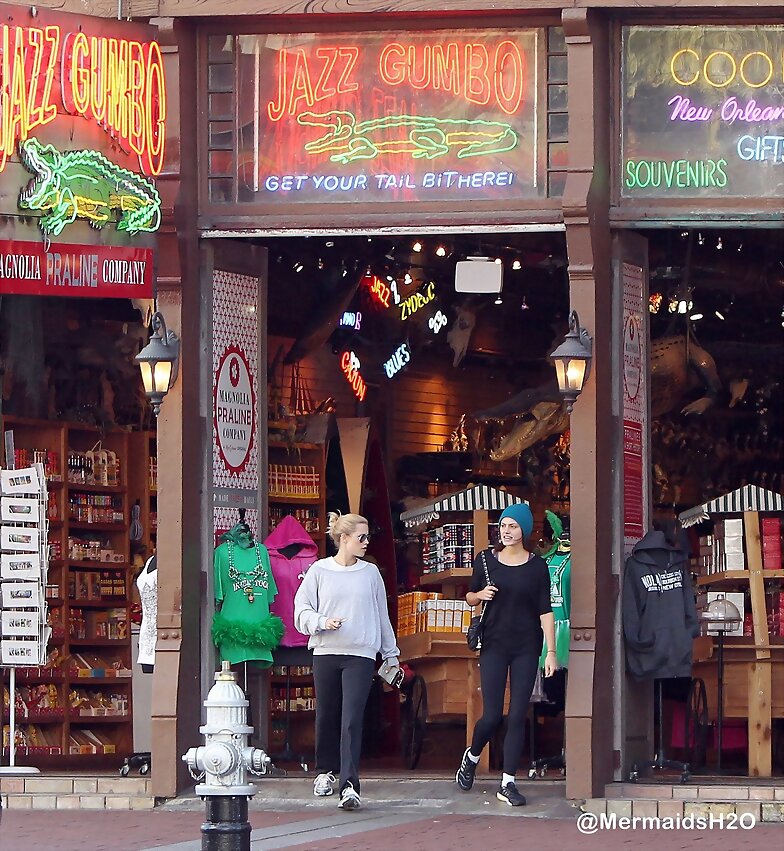 Claire Holt & Phoebe Tonkin in New Orleans 2013