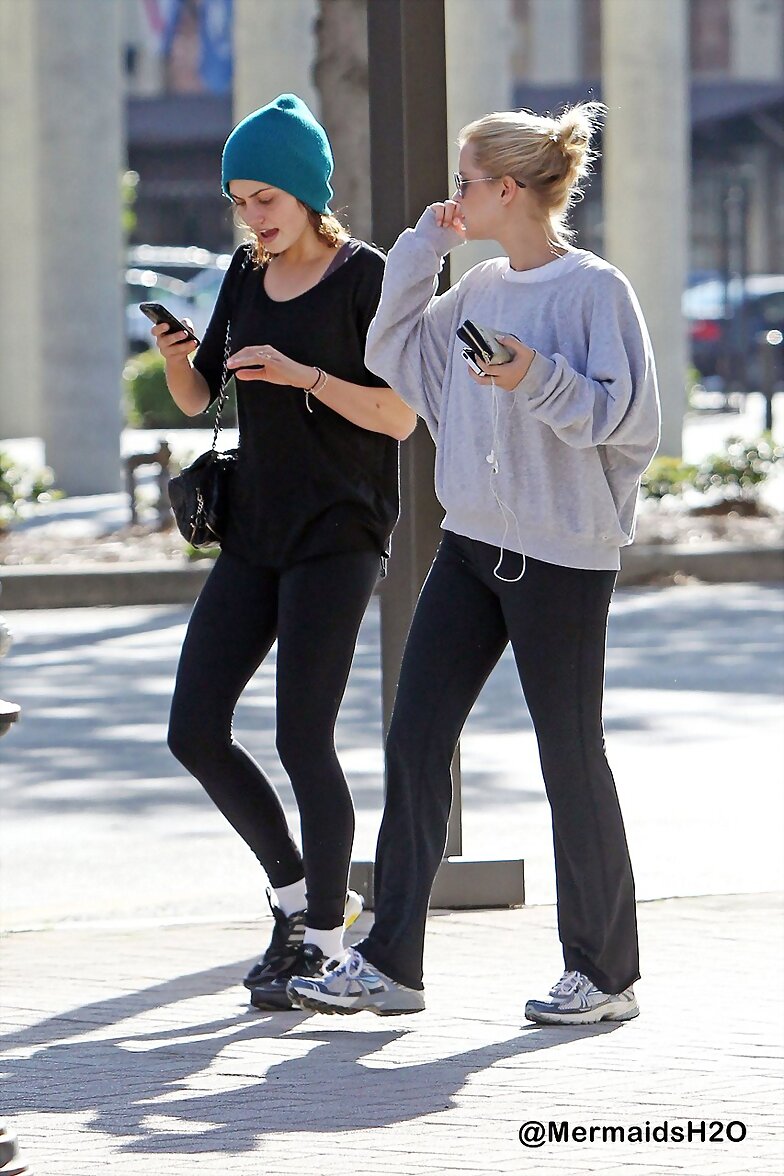 Claire Holt & Phoebe Tonkin in New Orleans 2013