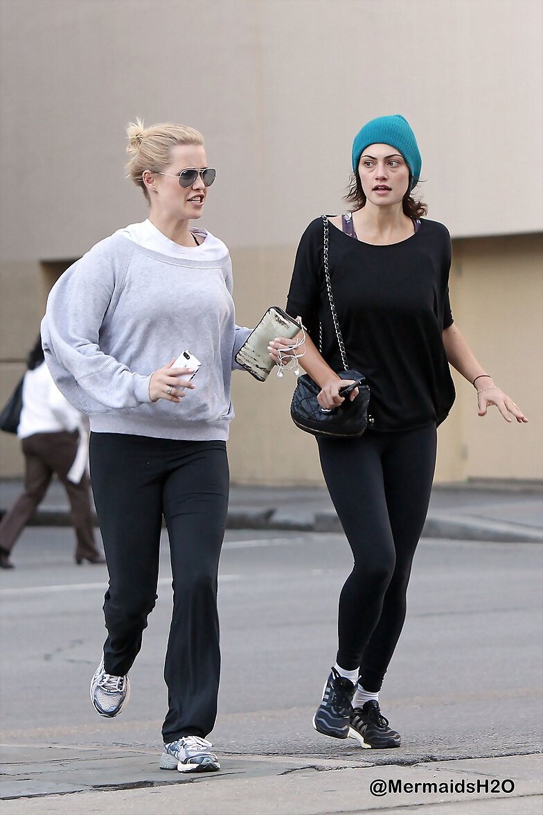 Claire Holt & Phoebe Tonkin in New Orleans 2013