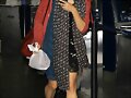 Phoebe Arrives at LAX airport in Los Angeles