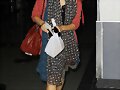 Phoebe Arrives at LAX airport in Los Angeles