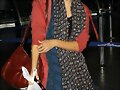 Phoebe Arrives at LAX airport in Los Angeles