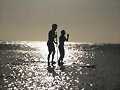 Luke Mitchell &amp; Rebecca Breeds en Las Bahamas 2016