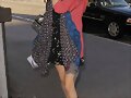 Phoebe Arrives at LAX airport in Los Angeles