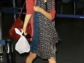 Phoebe Arrives at LAX airport in Los Angeles