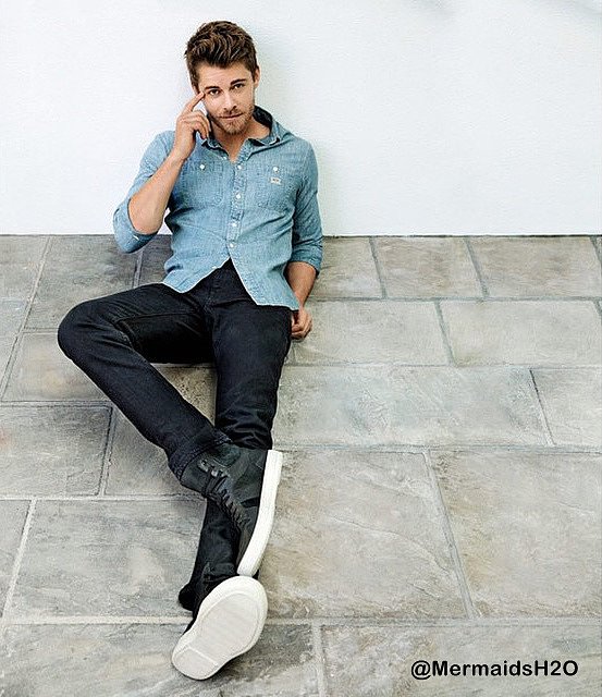 Luke Mitchell photoshoot