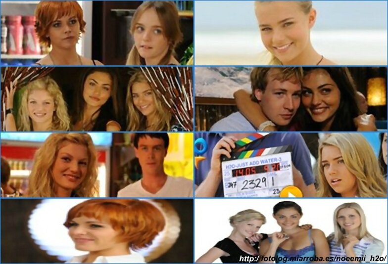 Collage con nuevas fotos de H2O Just Add Water