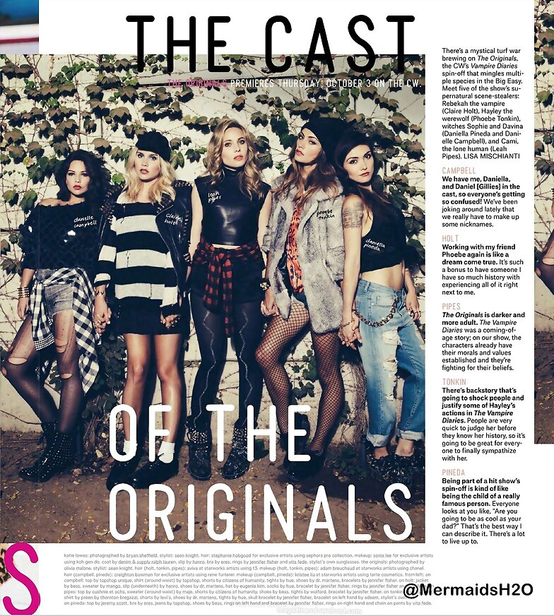 Claire Holt & Phoebe Tonkin by Nylon Magazine 2013