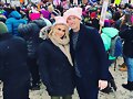 Claire Holt - Women&#039;s March (January 21, 2017)