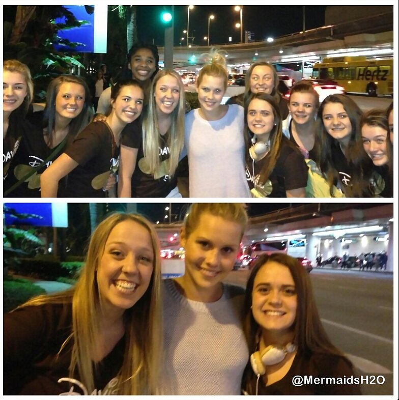 Claire Holt con fans en Los Angeles 2013