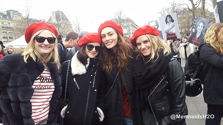 Phoebe Tonkin #DayWithoutAWoman Paris, France 2017