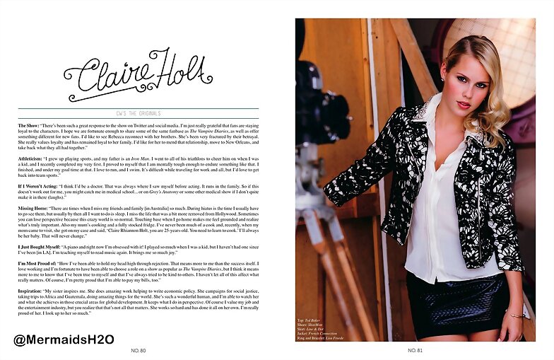 Claire Holt by 'Zooey' (Isaac Sterling) 2013