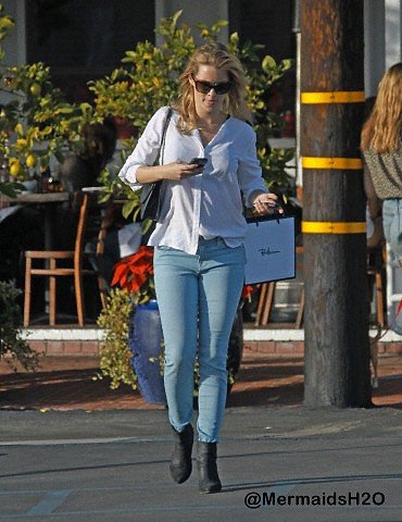 Claire Holt shopping, West Hollywood Dec 22, 2013