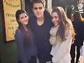 Paul Wesley &amp; Phoebe Tonkin NYC 2013
