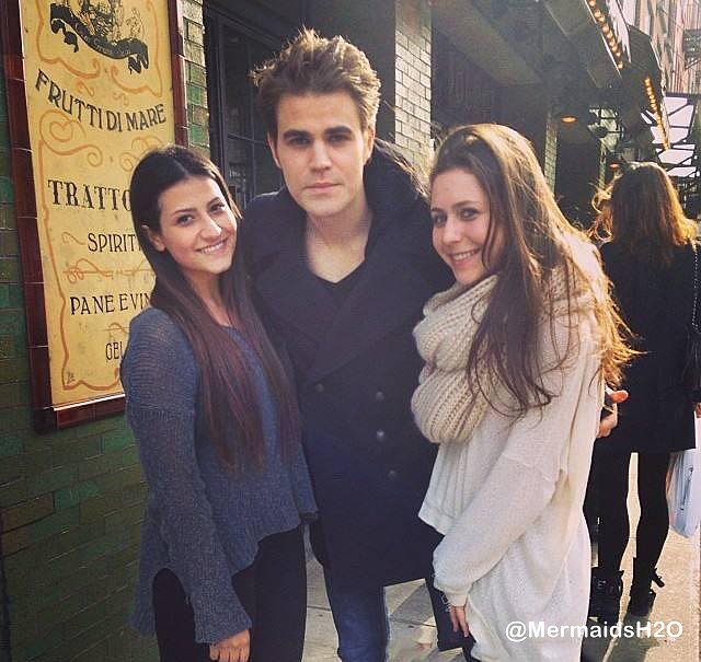 Paul Wesley & Phoebe Tonkin NYC 2013