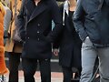 Paul Wesley &amp; Phoebe Tonkin in Soho NYC Nov 2013