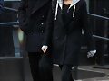 Paul Wesley &amp; Phoebe Tonkin in Soho NYC Nov 2013