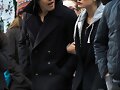 Paul Wesley &amp; Phoebe Tonkin in Soho NYC Nov 2013