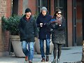 Phoebe Tonkin &amp; Paul Wesley en New York, Nov 2013